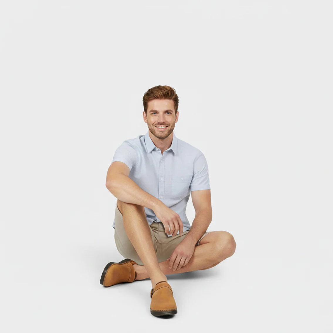 Orenvio | Unisex Suede Closed‑Toe Clog Sandals
