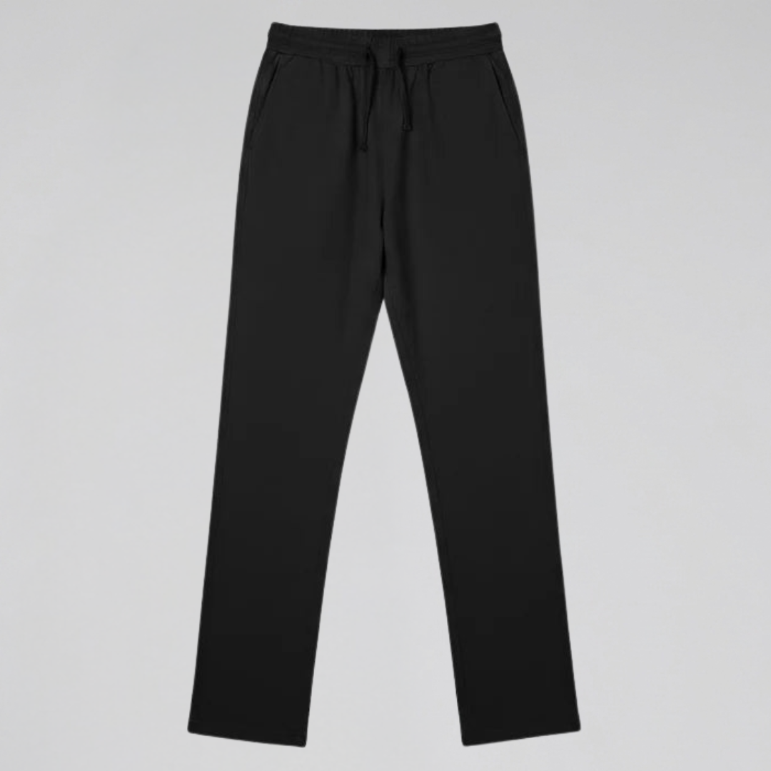 Orenvio | Men’s Cotton Linen Straight-Leg Trousers