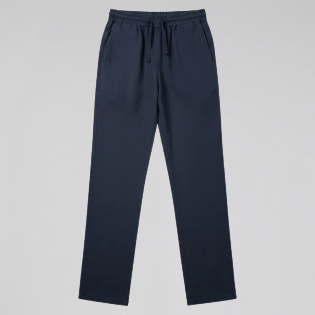 Orenvio | Men’s Cotton Linen Straight-Leg Trousers