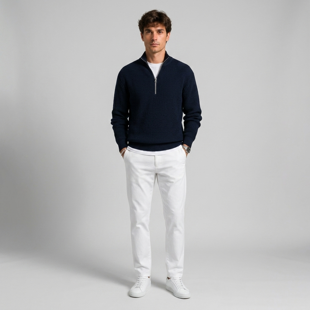 Orenvio | Men’s Half-Zip Heritage Sweater
