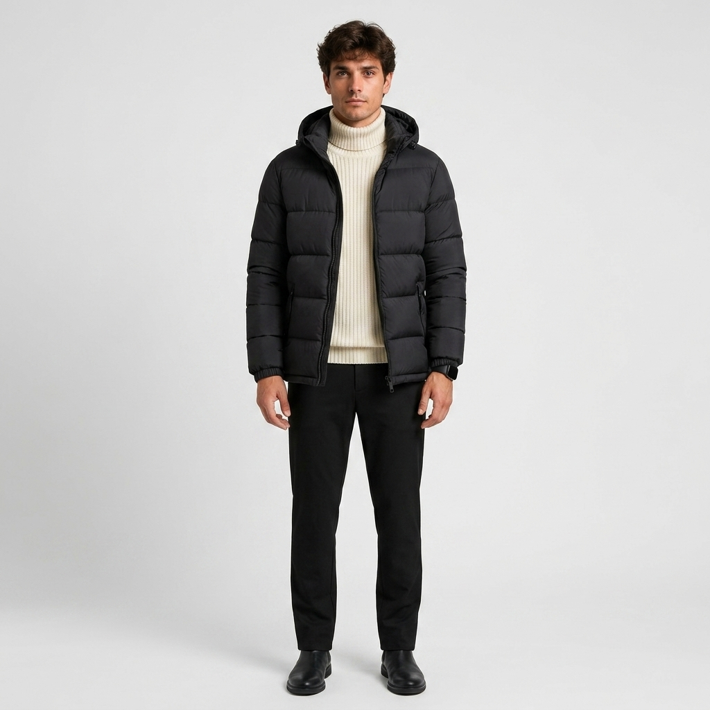 Orenvio | Men’s Hooded Padded Jacket