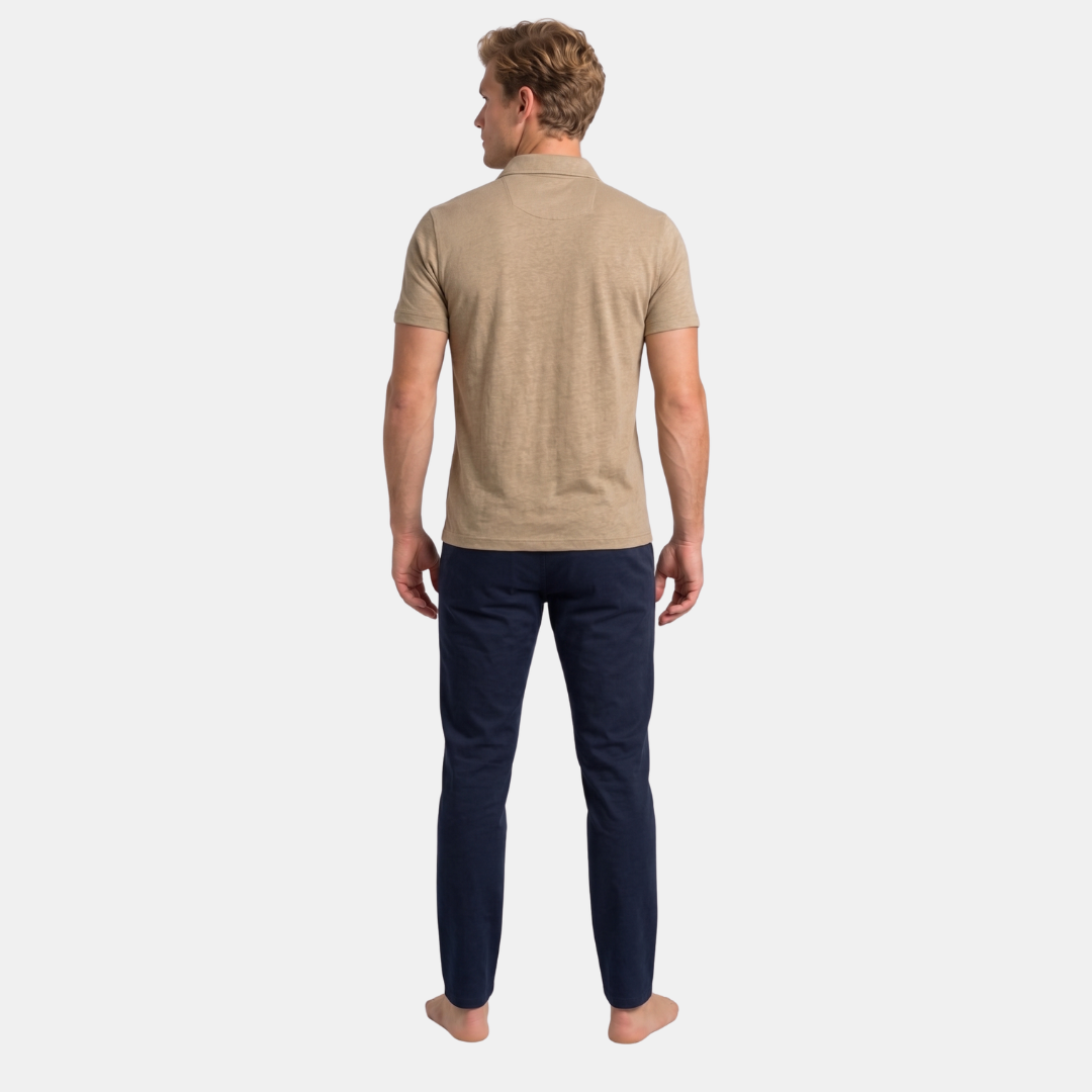 Orenvio | Men’s Linen Polo Shirt