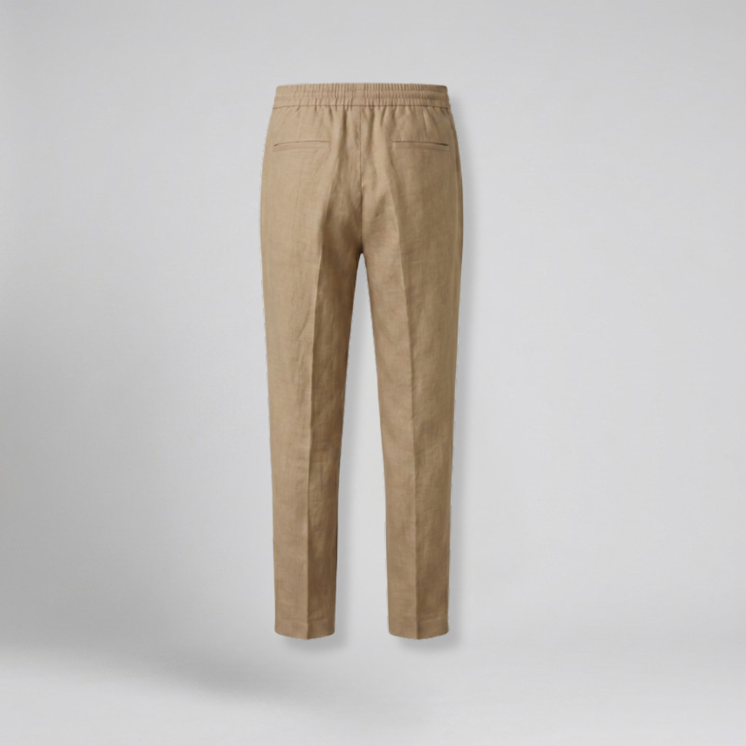 Orenvio | Men’s Linen Relaxed Trousers