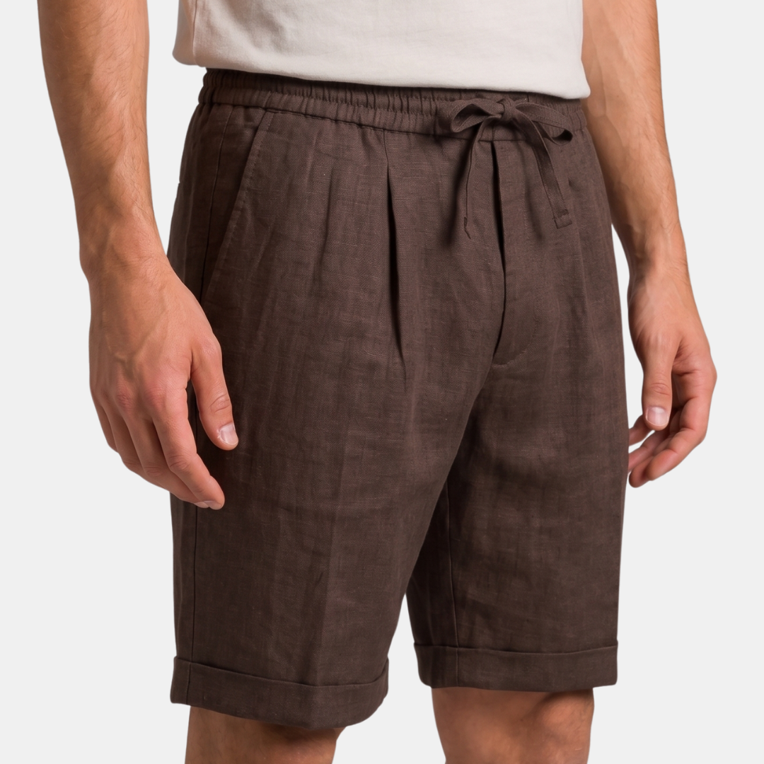 Orenvio | Men’s Linen Resort Shorts