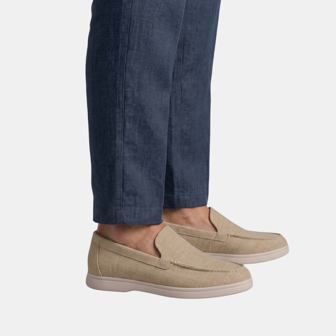 Orenvio | Men’s Linen Summer Loafers