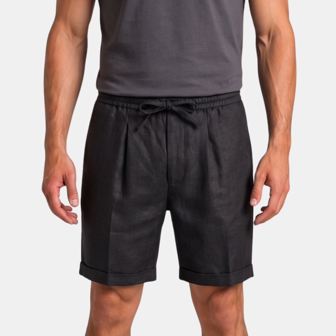 Orenvio | Men’s Linen Weekend Shorts
