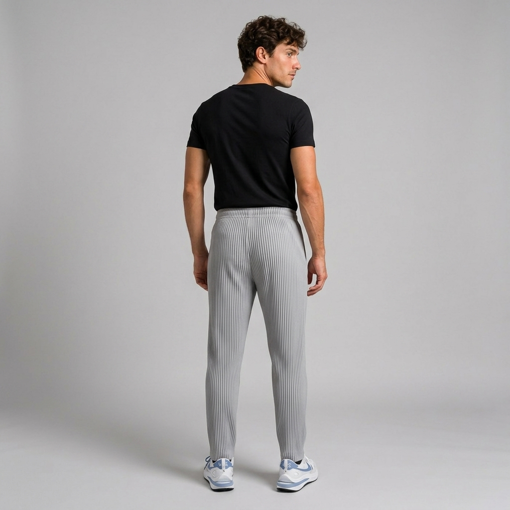 Orenvio | Men’s Ribbed Cotton Trousers
