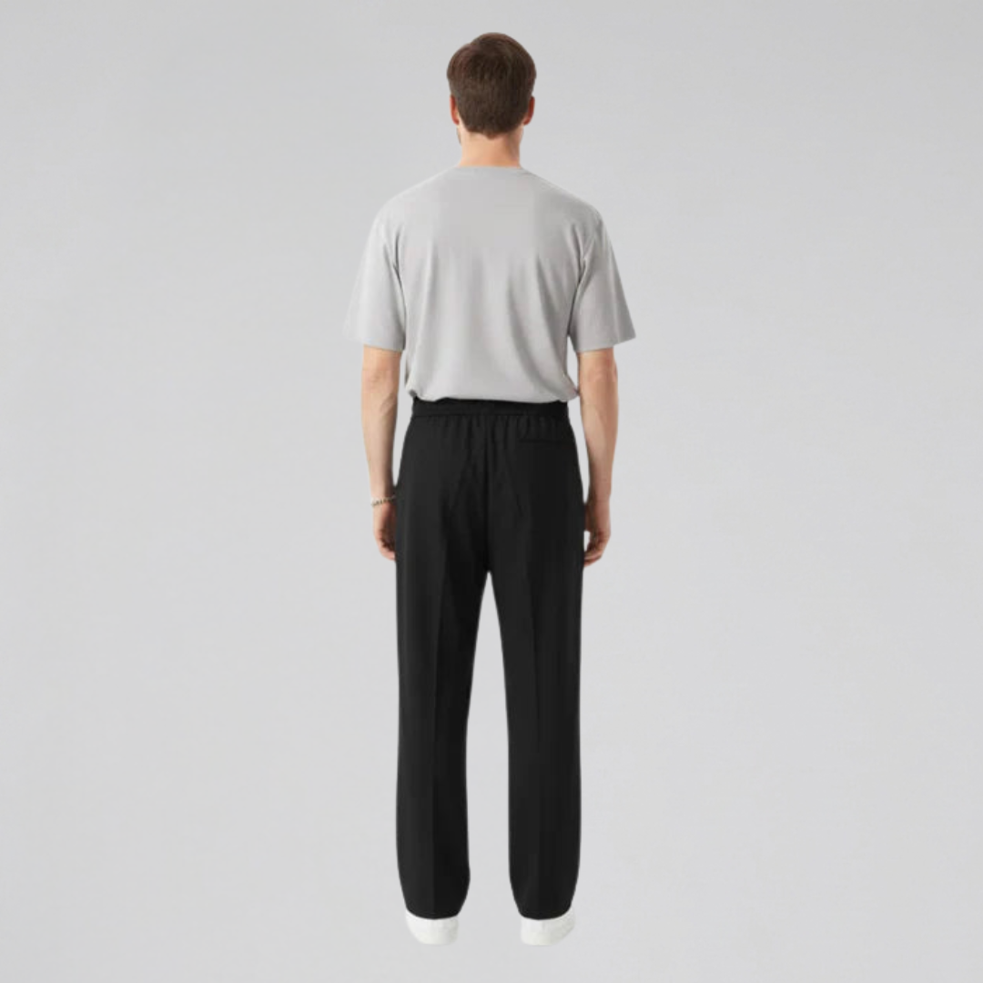 Orenvio | Men’s Silk‑Ice Casual Trousers