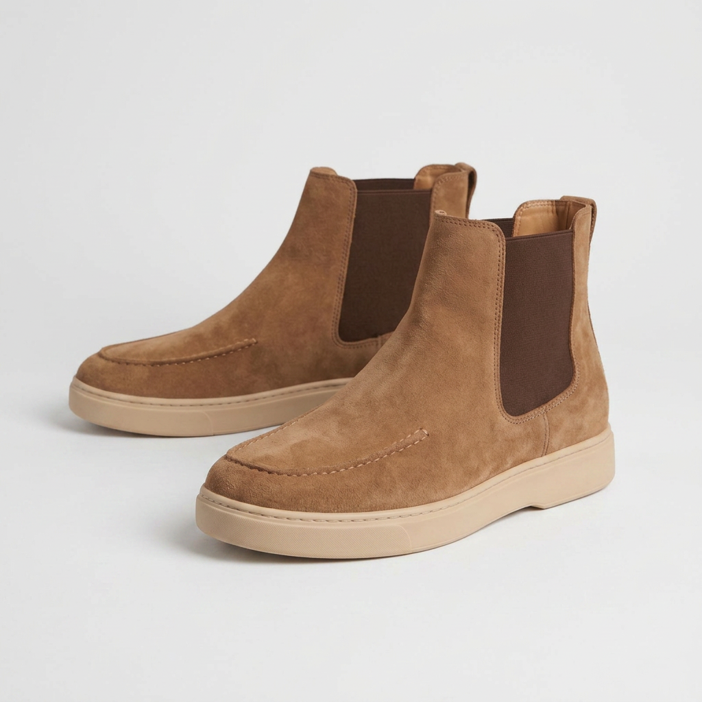 Orenvio | Men’s Suede Chelsea Boots