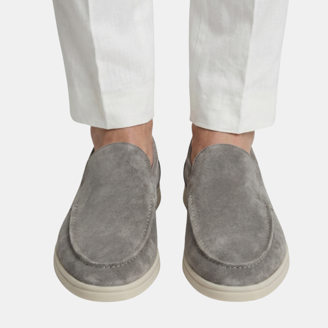 Orenvio | Men’s Suede Yacht Loafers