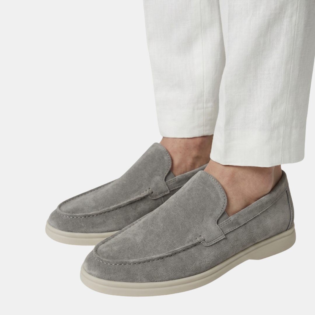 Orenvio | Men’s Suede Yacht Loafers