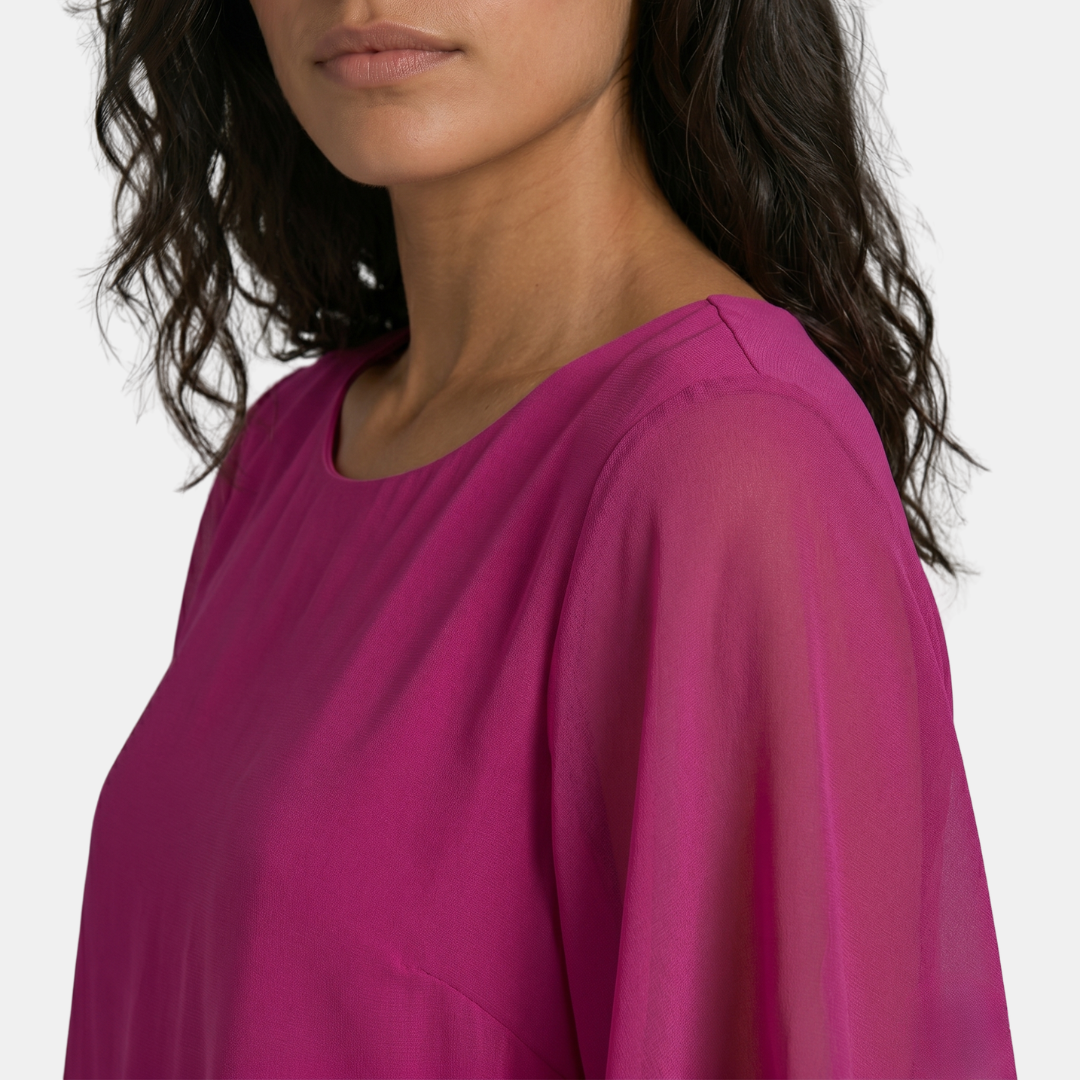 Orenvio | Women’s Asymmetrical Top & Wide-Leg Pants Set
