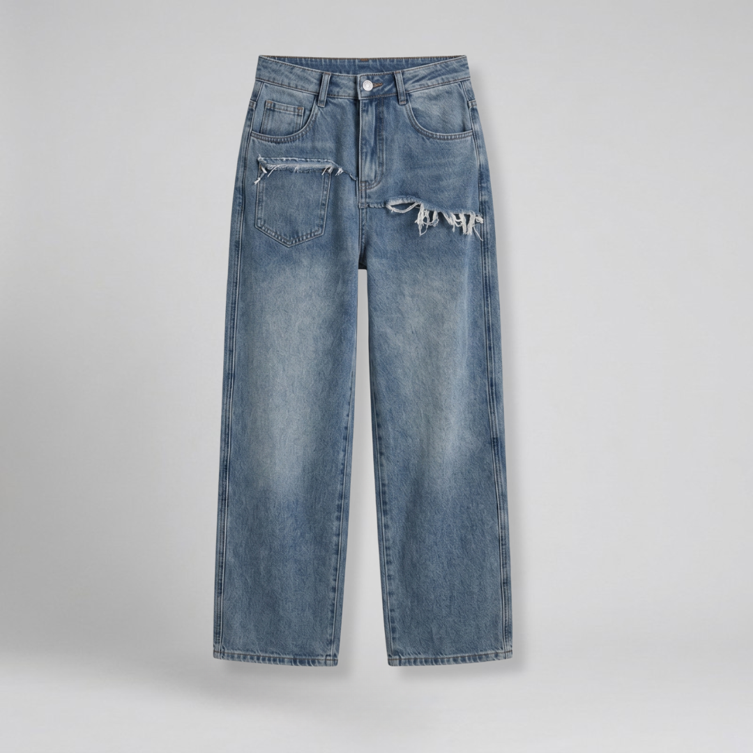 Orenvio | Women’s Baggy Wide-Leg Jeans