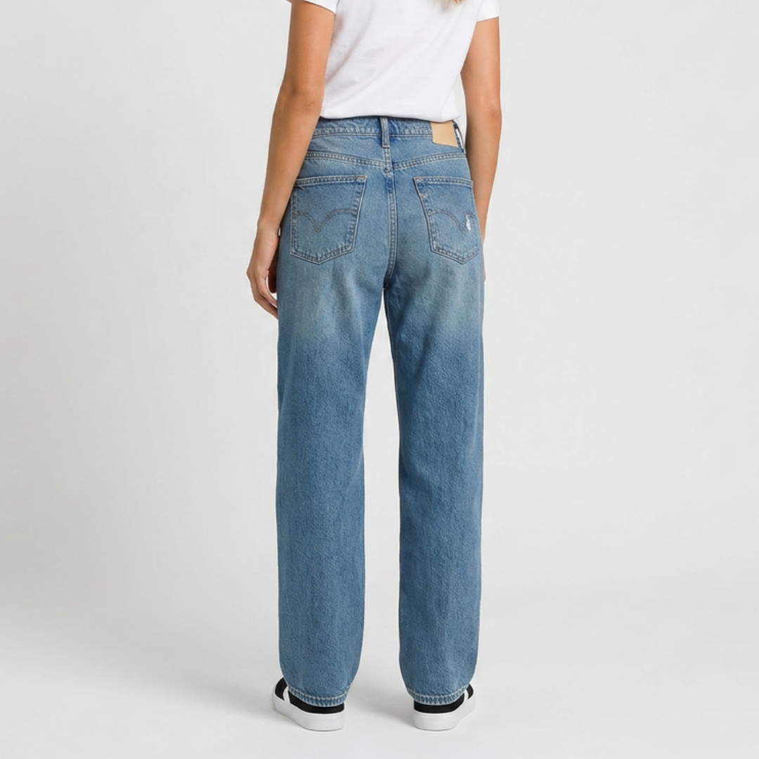 Orenvio | Women’s Baggy Wide-Leg Jeans