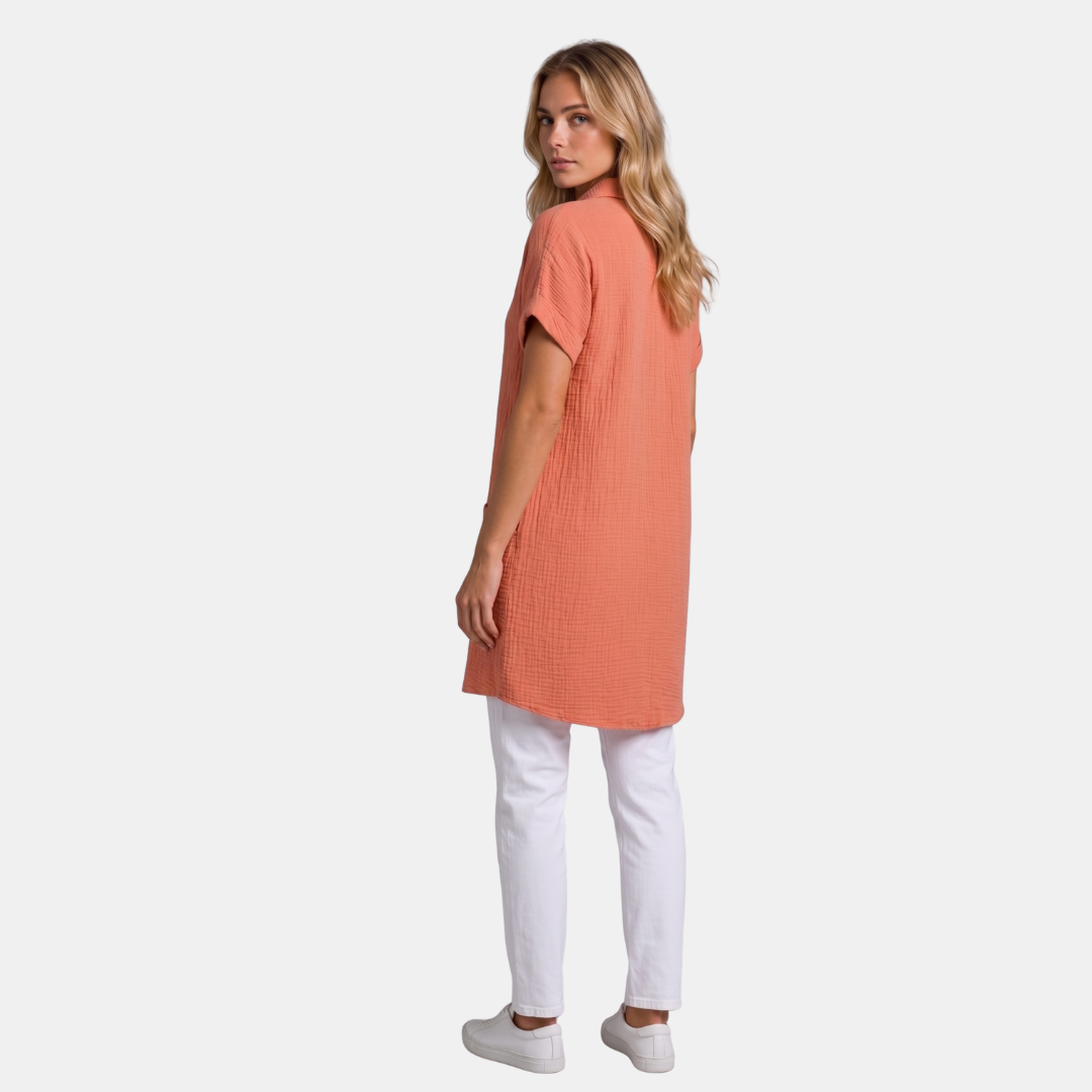 Orenvio | Women’s Button Up Shirt Dress