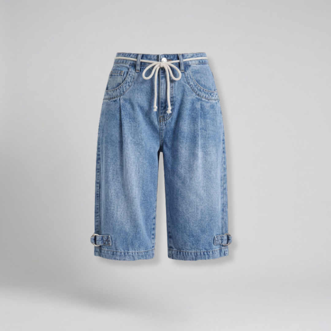 Orenvio | Women’s Denim Bermuda Shorts