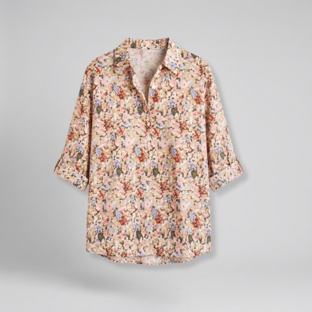 Orenvio | Women’s Floral Button-Up Shirt