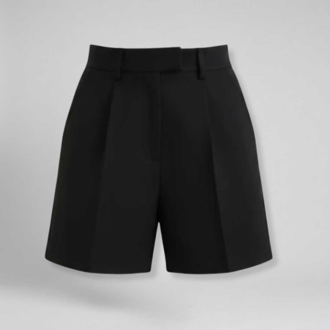 Orenvio | Women’s High‑Waisted Tailored Shorts