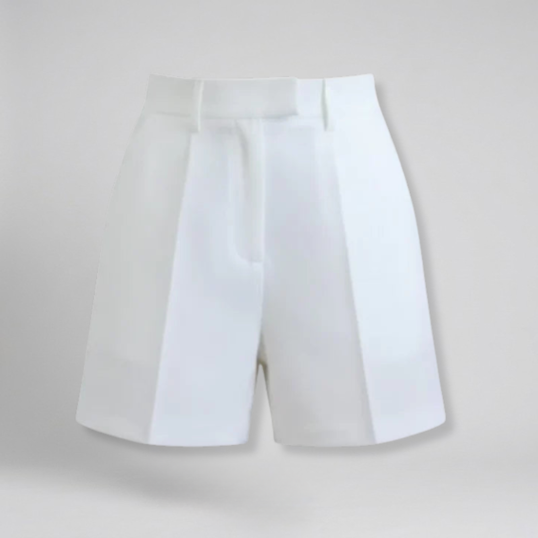 Orenvio | Women’s High‑Waisted Tailored Shorts