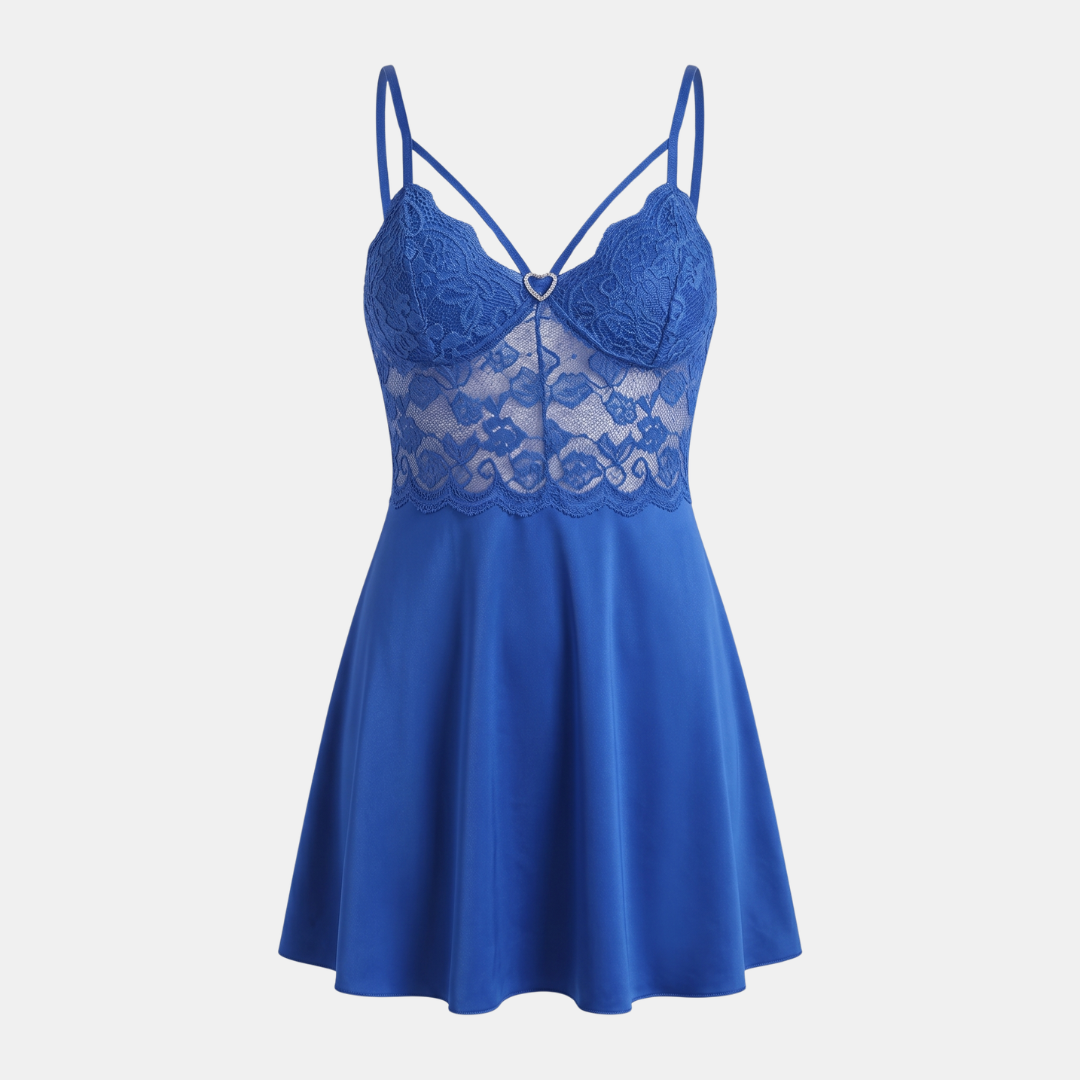 Orenvio | Women’s Lace Cami Mini Nightdress