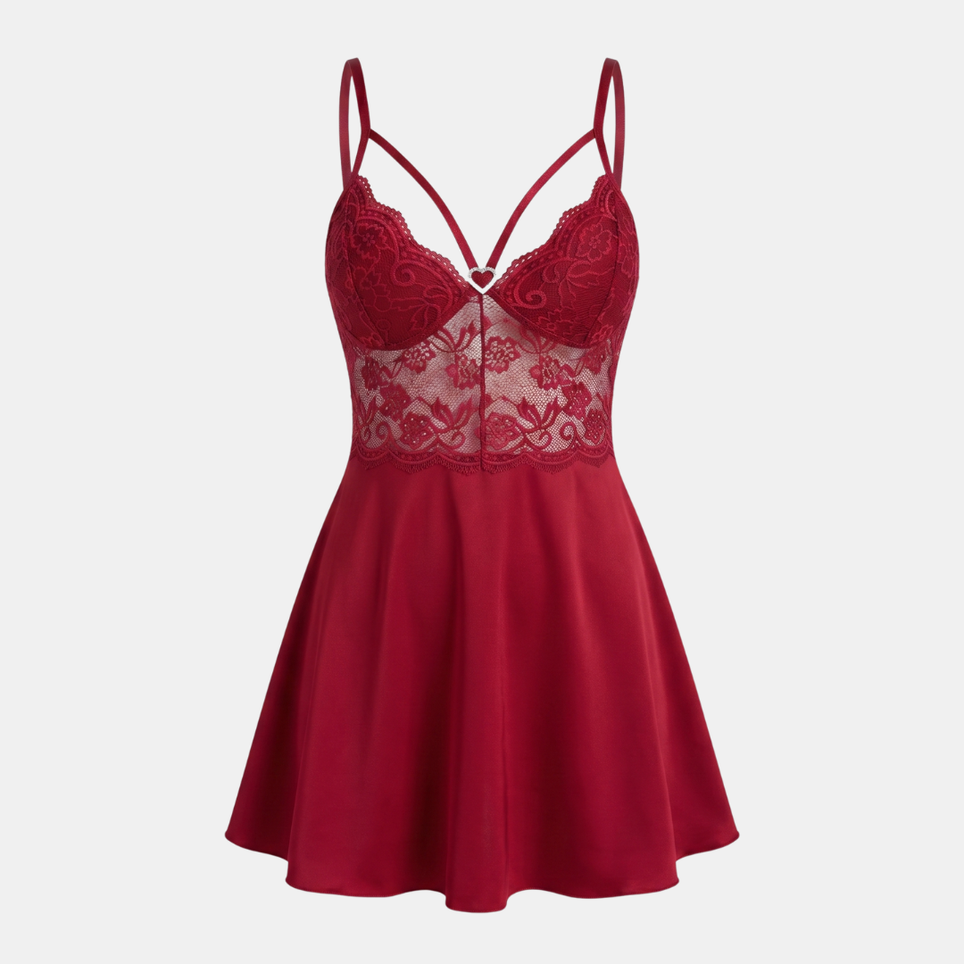 Orenvio | Women’s Lace Cami Mini Nightdress