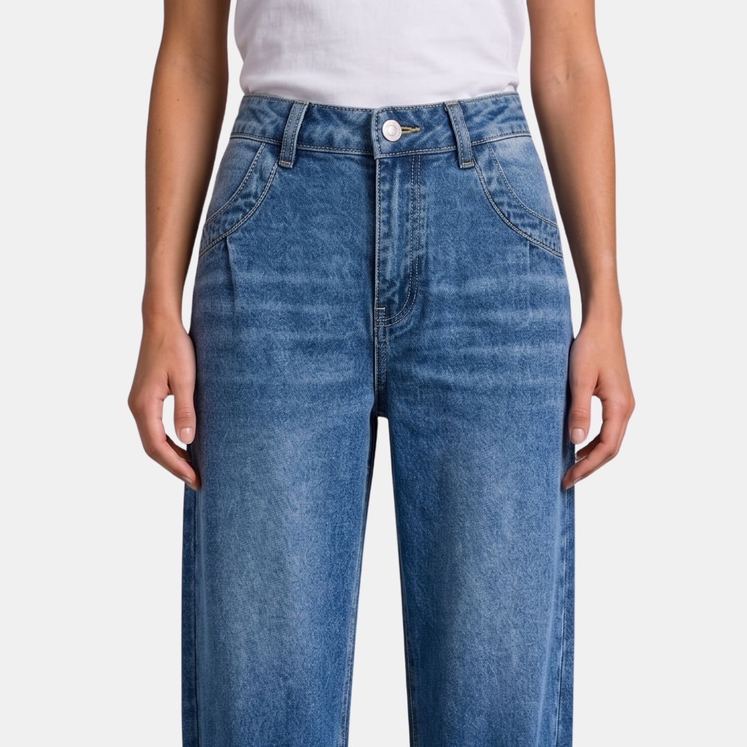 Orenvio | Women’s Mid-Rise Capri Tapered Jeans