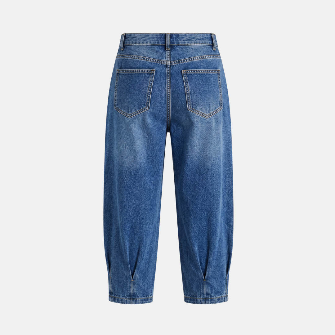 Orenvio | Women’s Mid-Rise Capri Tapered Jeans