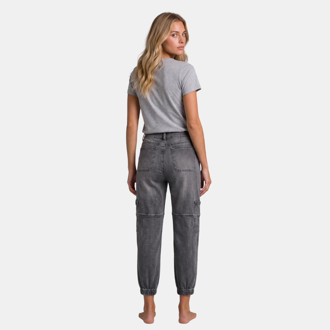 Orenvio | Women’s Multi-Pocket Button Fly Crop Jeans