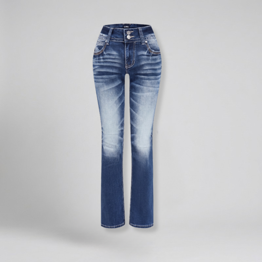 Orenvio | Women’s Multi-Pocket Button Fly Crop Jeans
