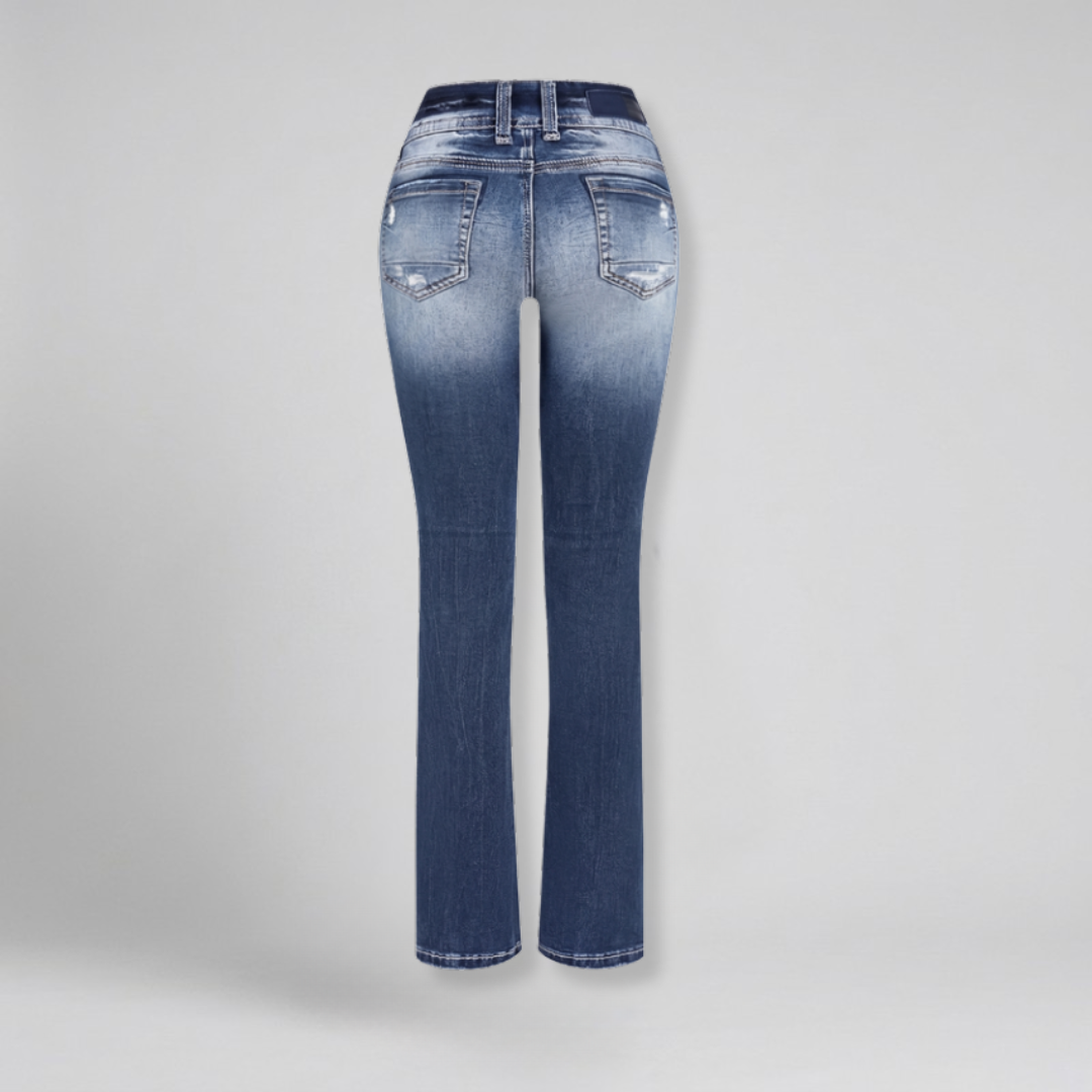 Orenvio | Women’s Multi-Pocket Button Fly Crop Jeans