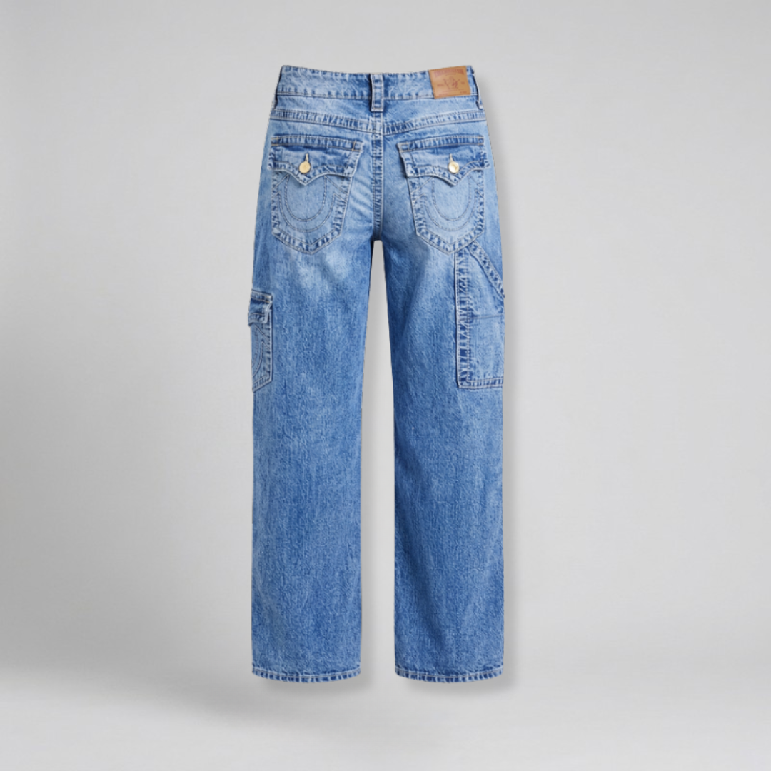 Orenvio | Women’s Multi-Pocket Straight Leg Jeans
