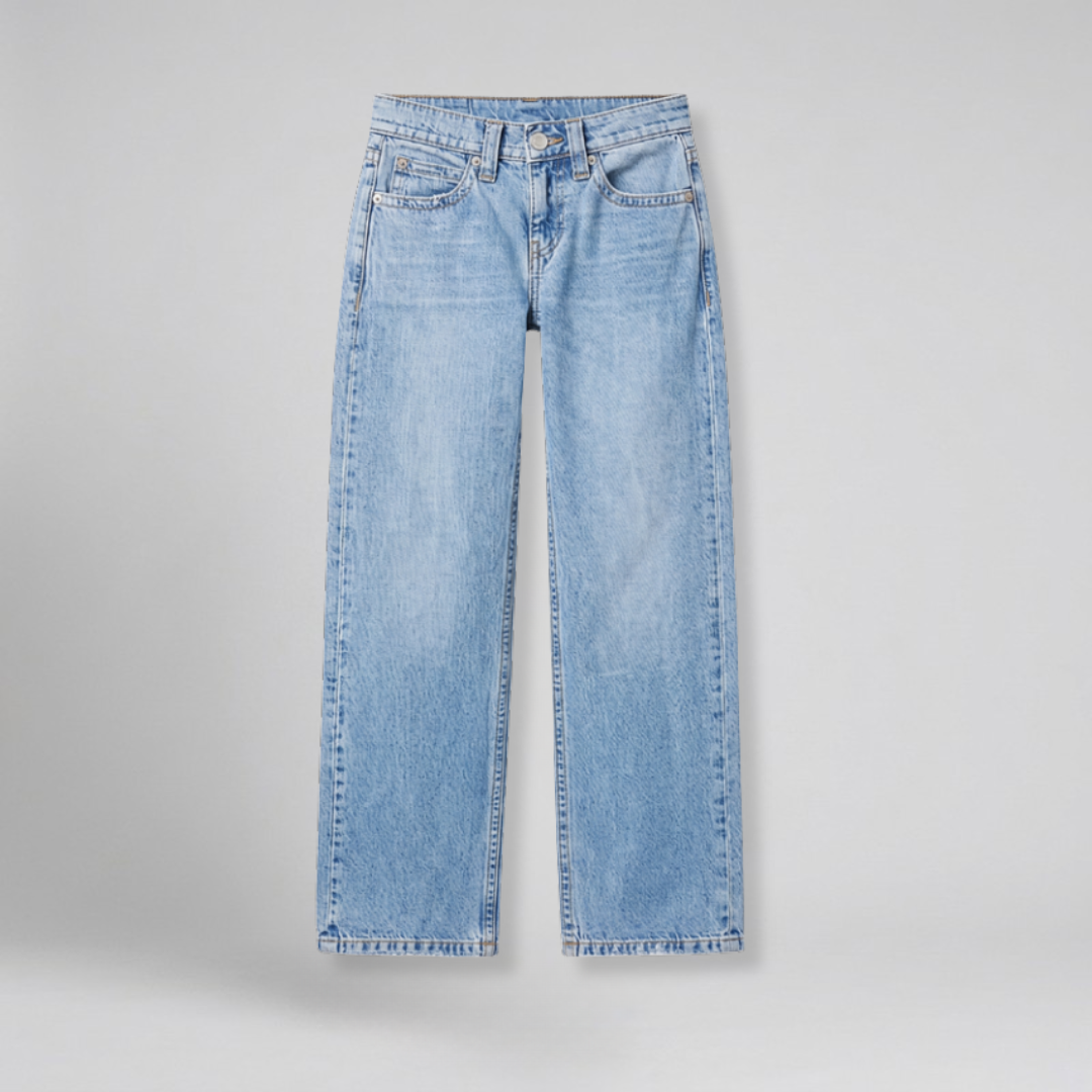 Orenvio | Women’s Raw Hem Straight Leg Jeans