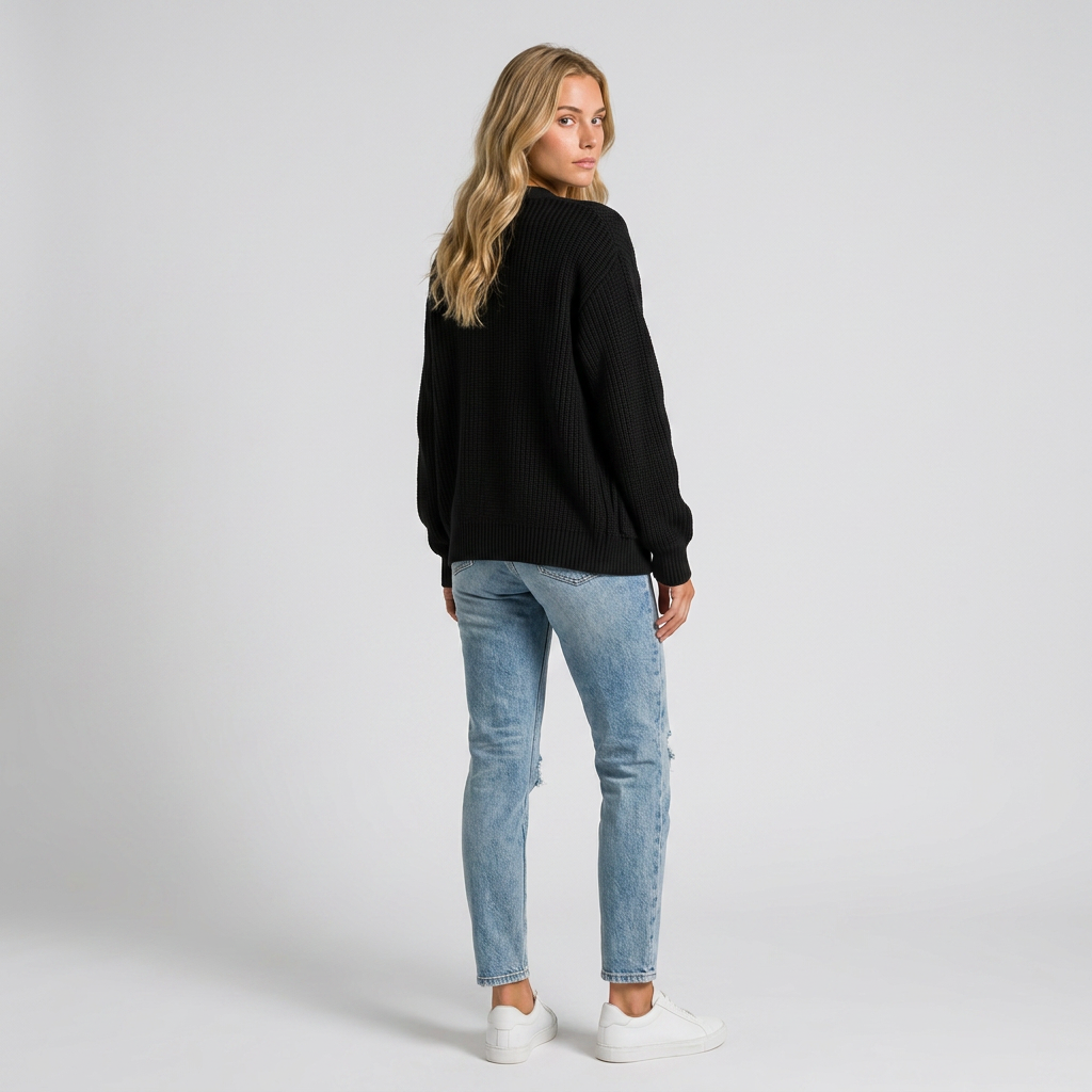 Orenvio | Women’s Knitted Button Cardigan