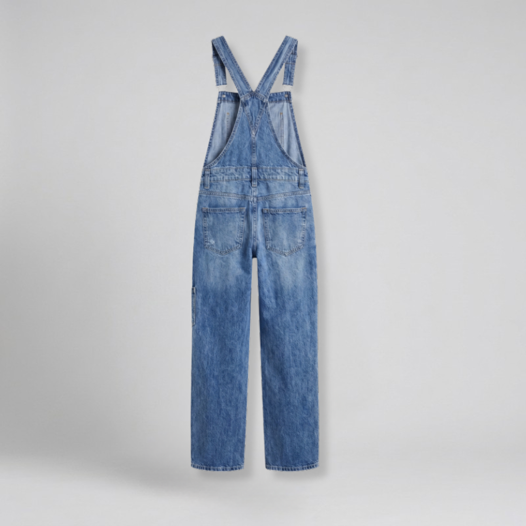 Orenvio | Women’s Straight-Leg Denim Overalls