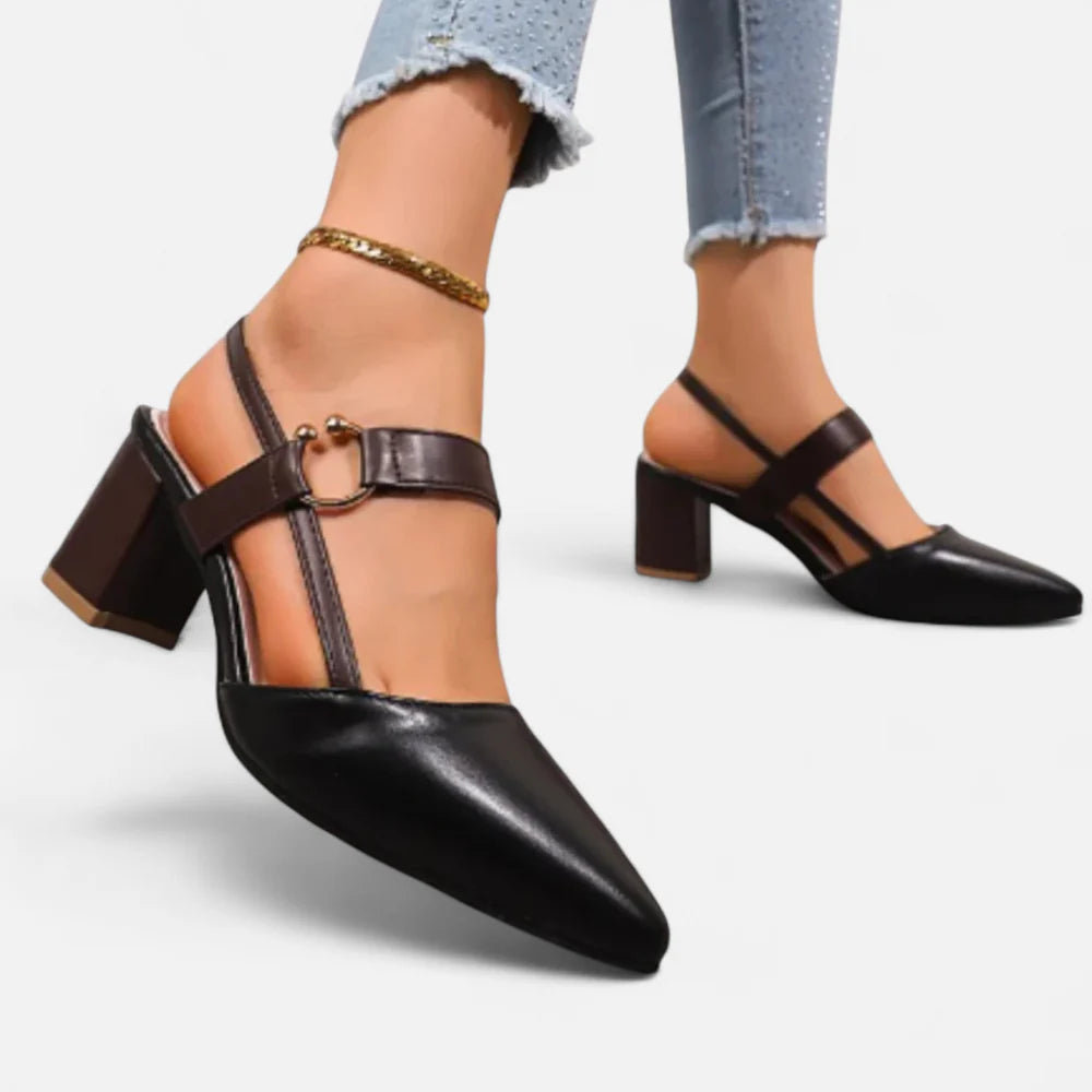 Orenvio | Women’s Genuine Leather Chunky Sandals