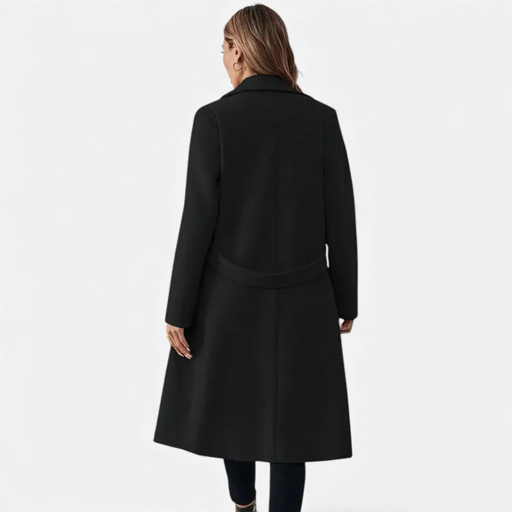 Orenvio | Women’s Longline Belted A-Line Coat