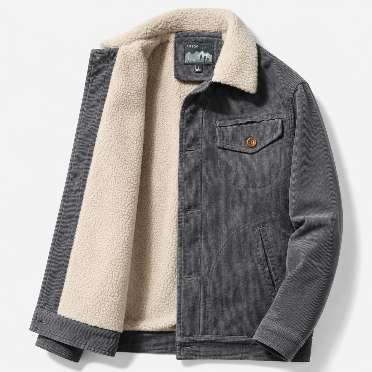 Orenvio | Men’s Corduroy Warm Jacket