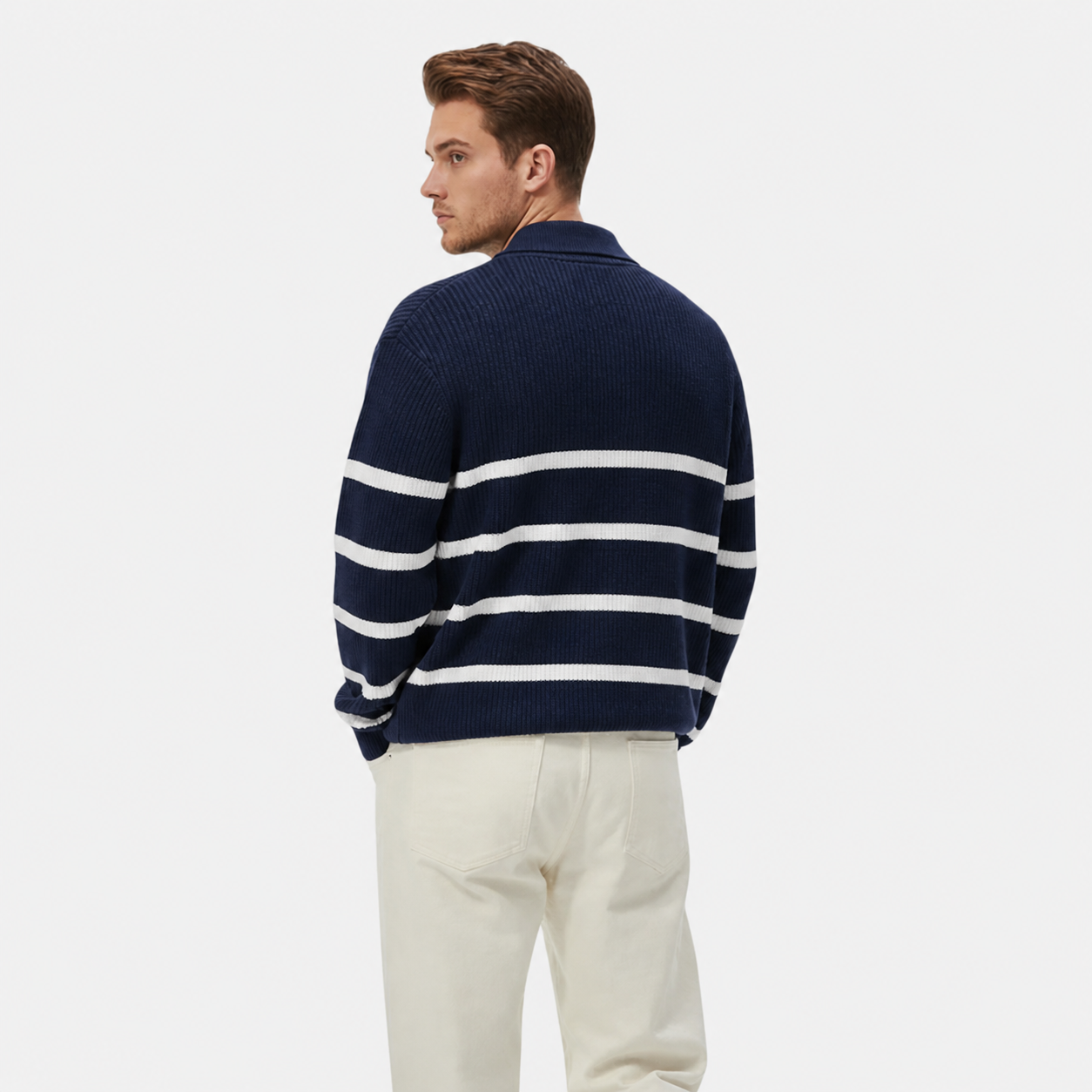Orenvio | Men’s Striped Knitwear Sweater