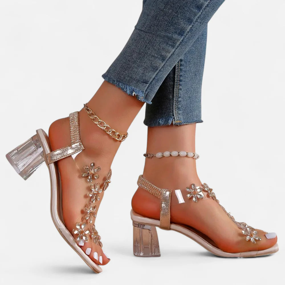 Orenvio | Women’s Rhinestone Stiletto Heels