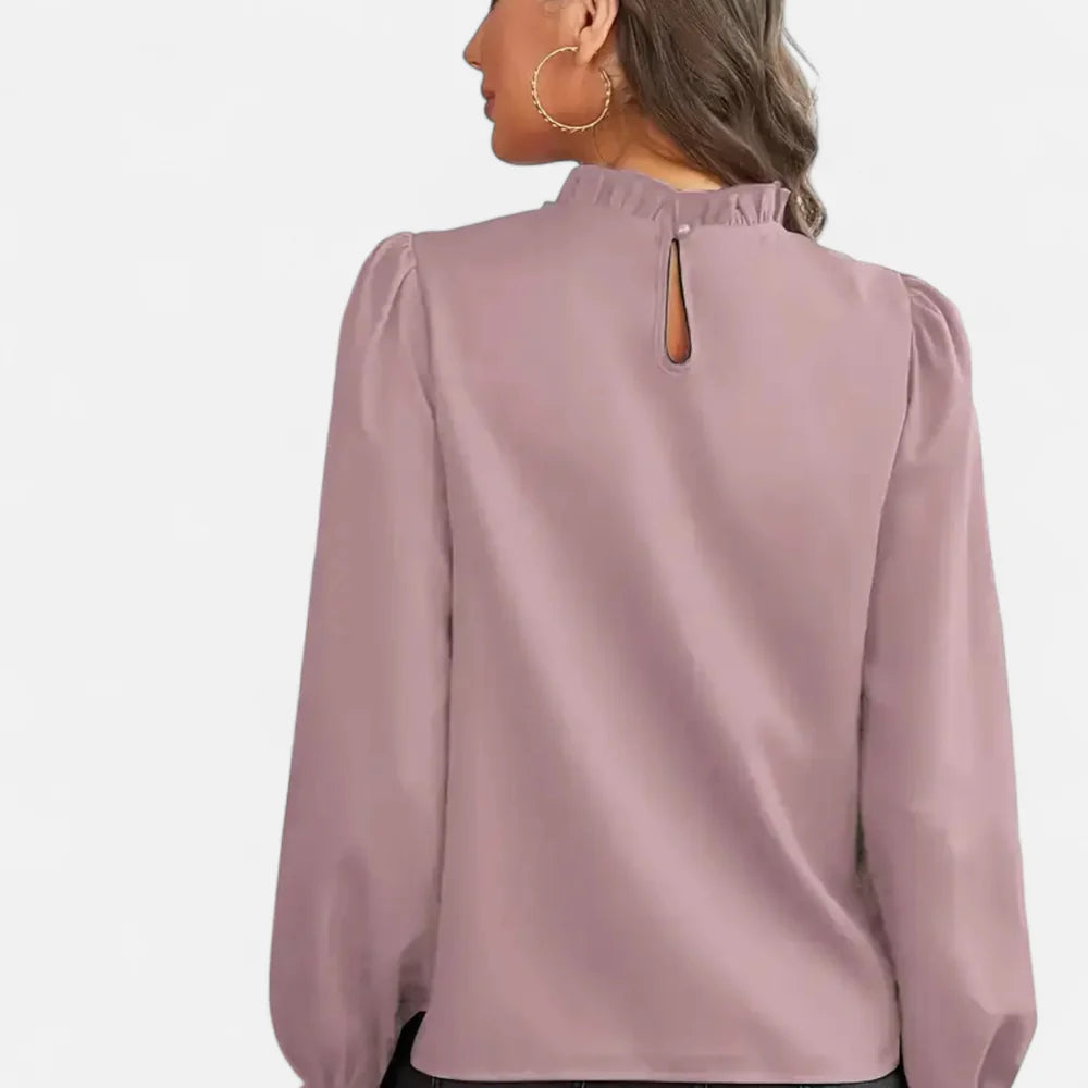 Orenvio | Women’s Ruffle Collar Blouse