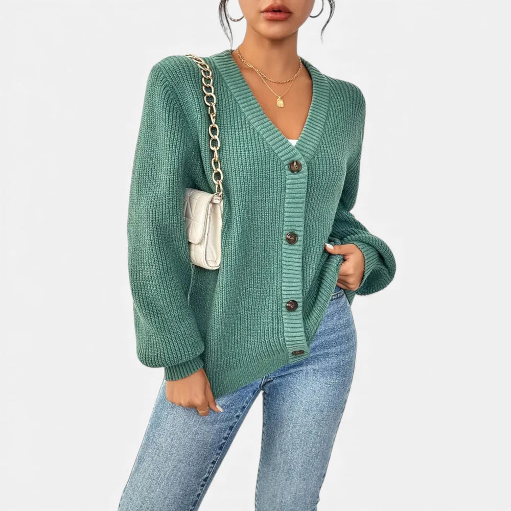 Orenvio | Women’s Knitted Button Cardigan