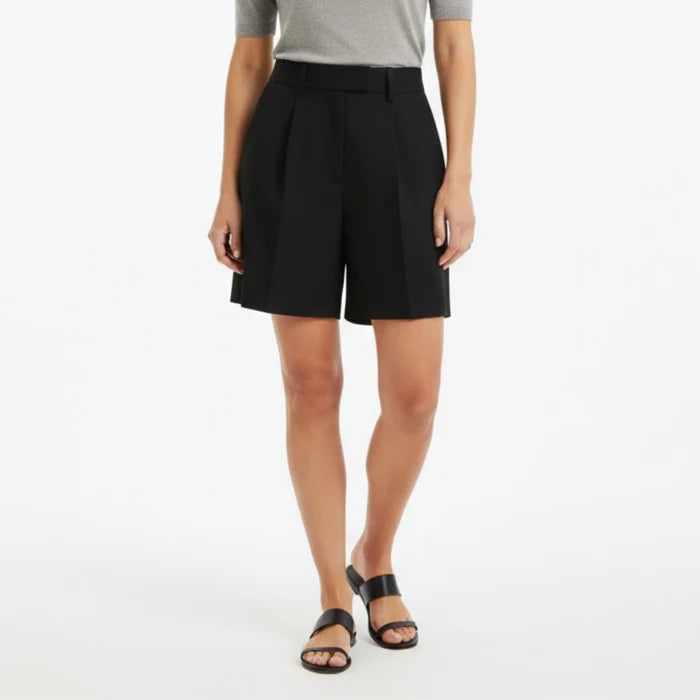 Orenvio | Women’s High‑Waisted Tailored Shorts