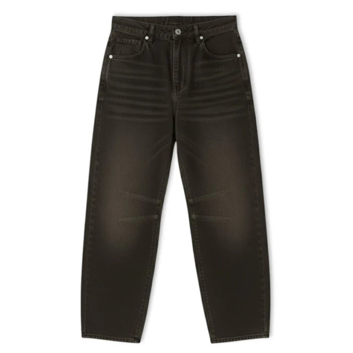 Orenvio | Women’s Vintage Spliced Straight Jeans