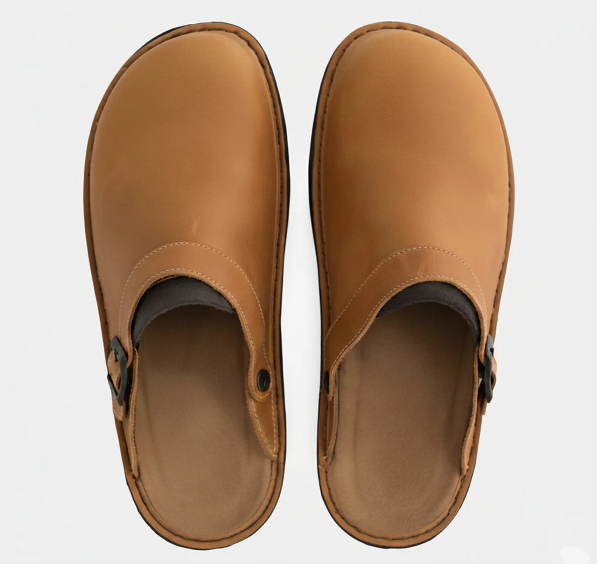 Orenvio | Unisex Suede Closed‑Toe Clog Sandals