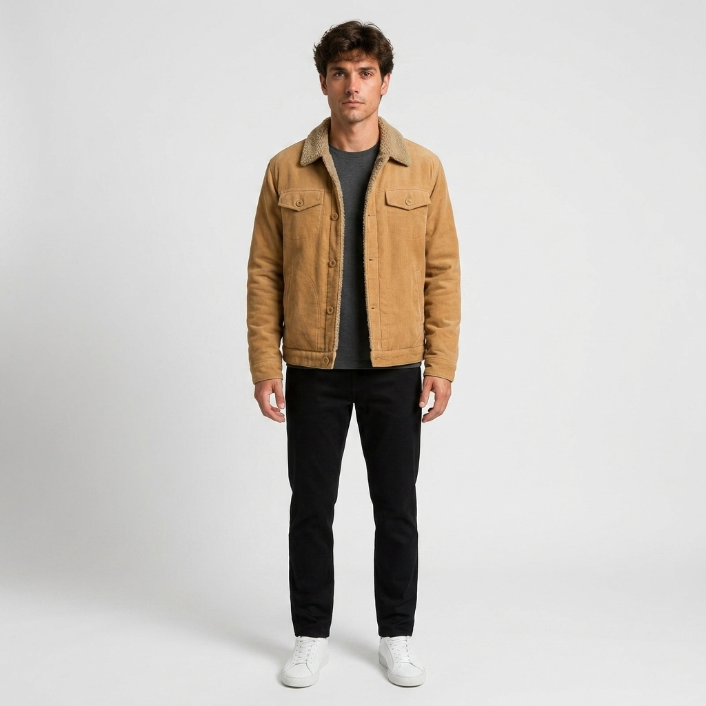Orenvio | Men’s Corduroy Warm Jacket