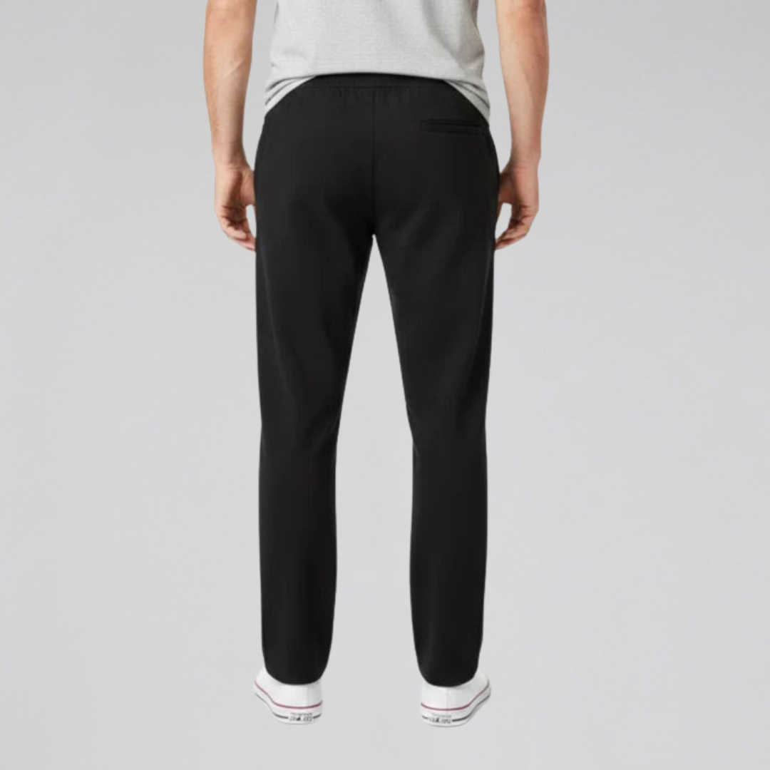 Orenvio | Men’s Cotton Linen Straight-Leg Trousers