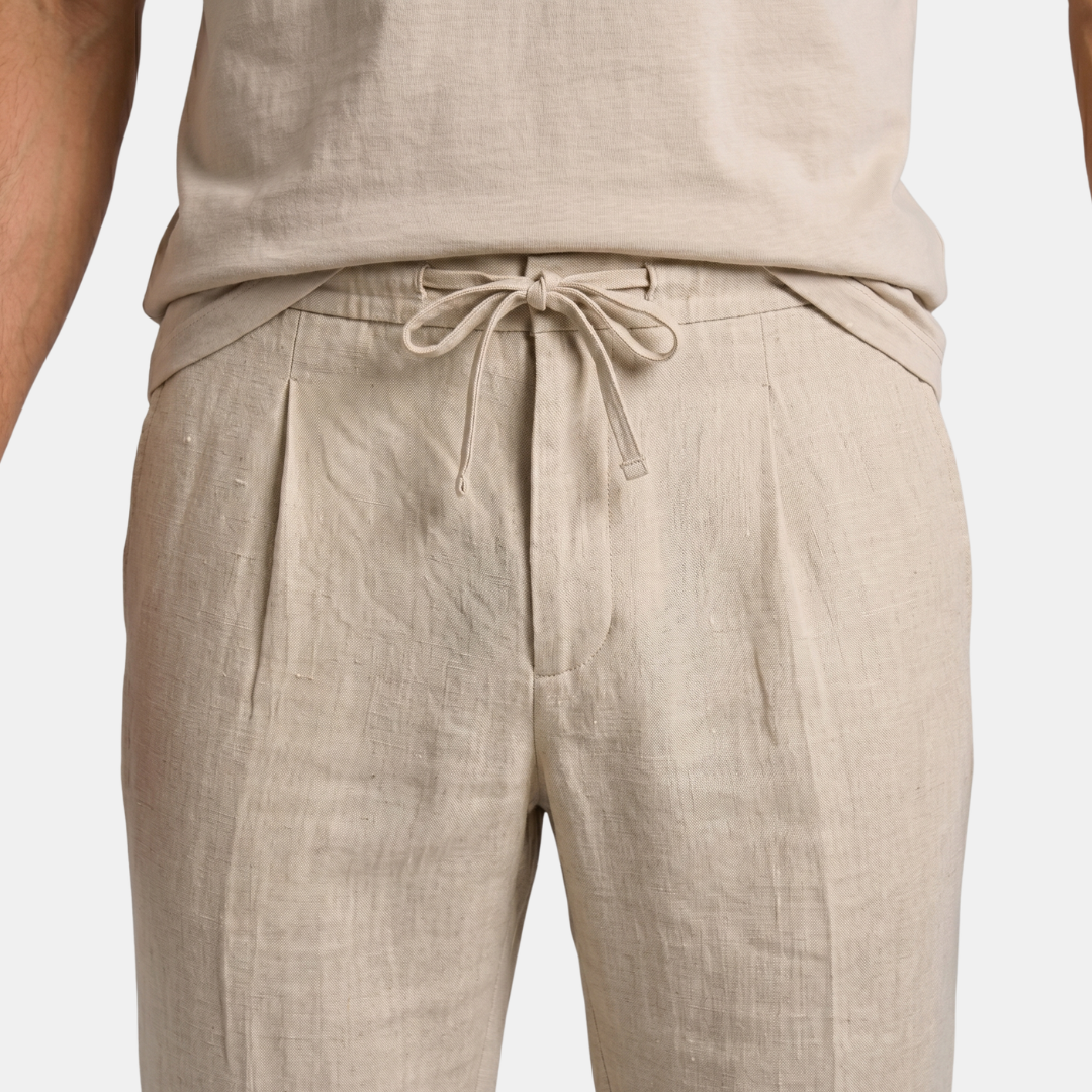 Orenvio | Men’s Linen Coastal Trousers