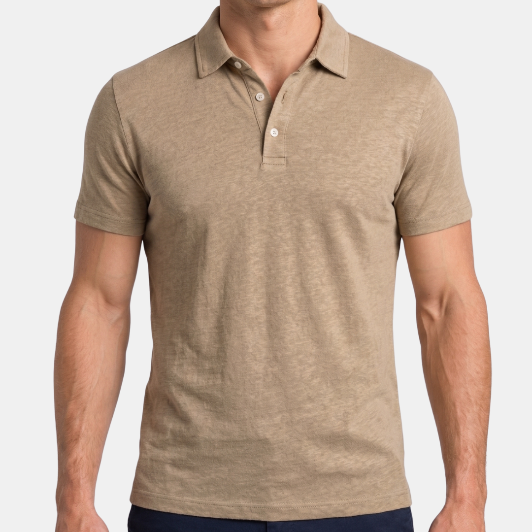 Orenvio | Men’s Linen Polo Shirt