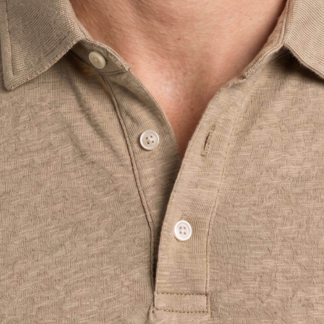Orenvio | Men’s Linen Polo Shirt
