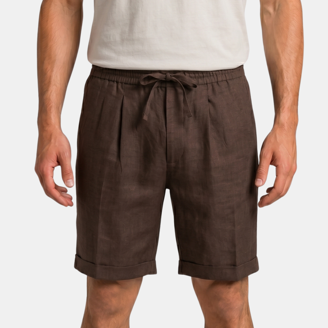 Orenvio | Men’s Linen Resort Shorts